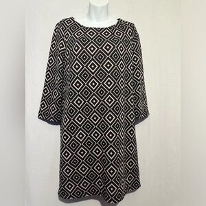Grace Elements Geometric print Dress, size 8